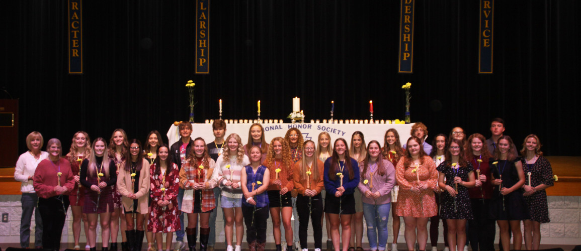 Benjamin Logan inducts 32 into National Honor Society