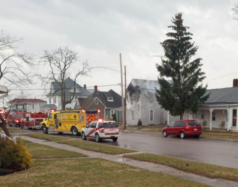 House fire in DeGraff Peak of Ohio