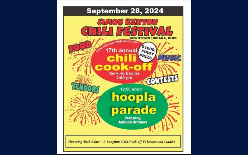 2024 Simon Kenton Chili Festival and Hoopla Parade This Saturday