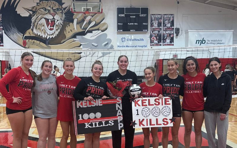 Snapp hits 1K kills, Chiefs volleyball remains unbeaten