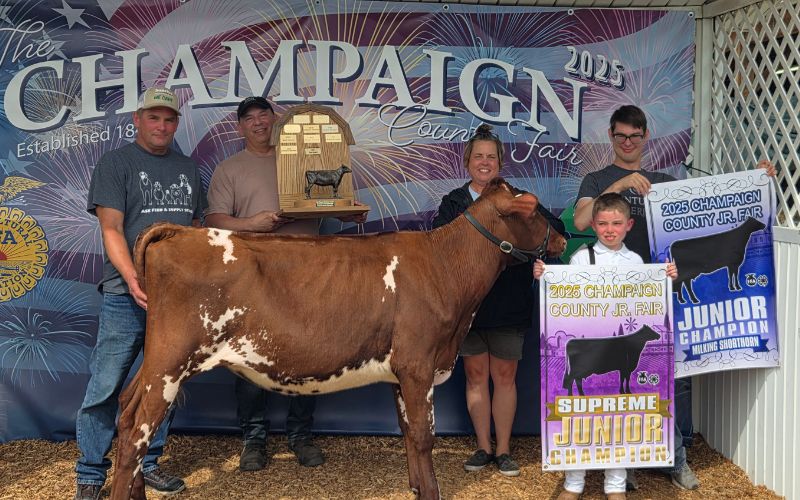 Pond, Eades claim Supreme Champion honors at Champaign County Fair Junior Dairy Show