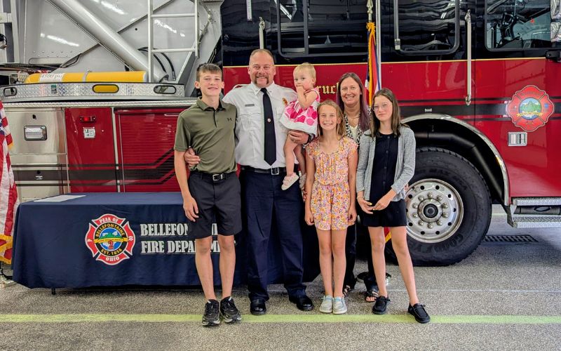 Wulf sworn in as Bellefontaine Fire Department Assistant Chief