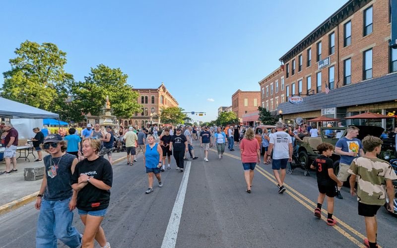 PHOTO GALLERY ADDED: Bellefontaine roars to life with largest ever Hot Summer Nights Cruise-In