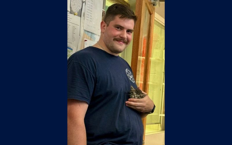 Kitten rescued from Bellefontaine Sewer finds a new home