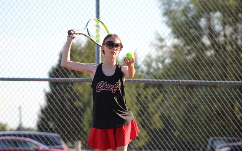 Chieftain girls tennis defeats Piqua