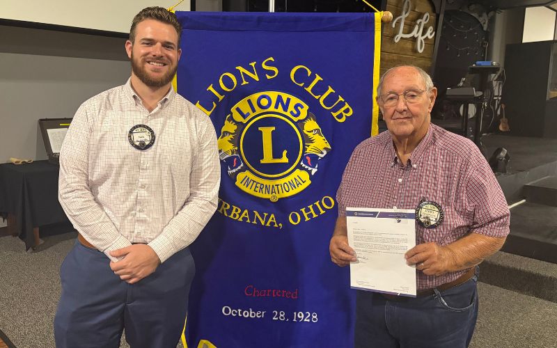 Lions Club honors member for 60 years of service