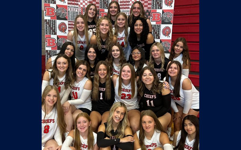 Bellefontaine leads the way in weekend volleyball action