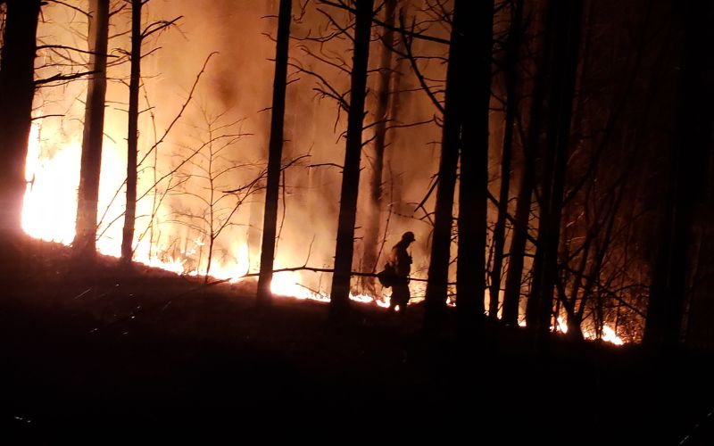 ODNR urges caution during Ohio’s fall wildfire season