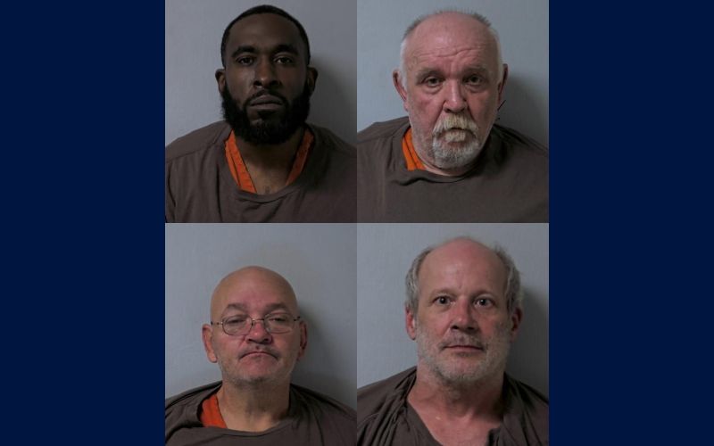 Crack, guns, and a fugitive; Four arrested