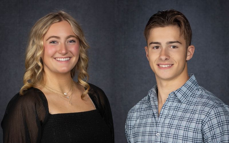 Allen, Daniels named Benjamin Logan September Seniors of the Month