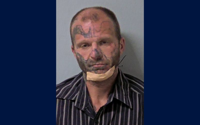 Vandall arrested after threats and confrontation with police