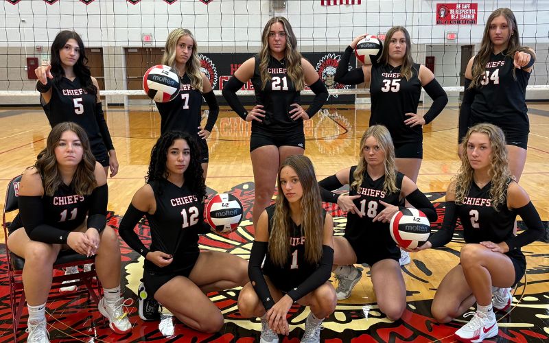 Bellefontaine volleyball sweeps Tecumseh, Riverside falls to Miami East