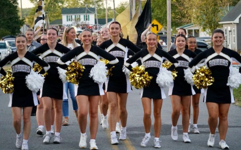Benjamin Logan celebrates ahead of Homecoming