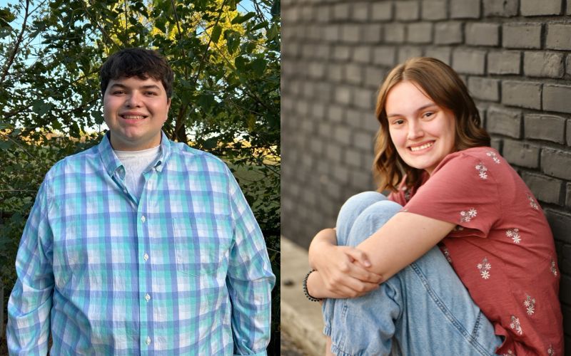 Kindle, Huber named Pirate Seniors of the Month