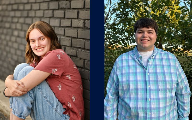 Riversides Huber, Kindle October Seniors of the Month