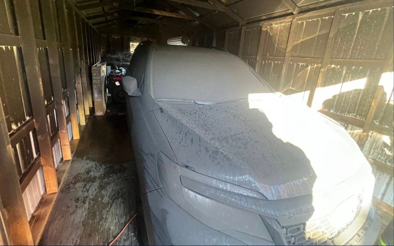 Shed fire causes vehicle, equipment damage