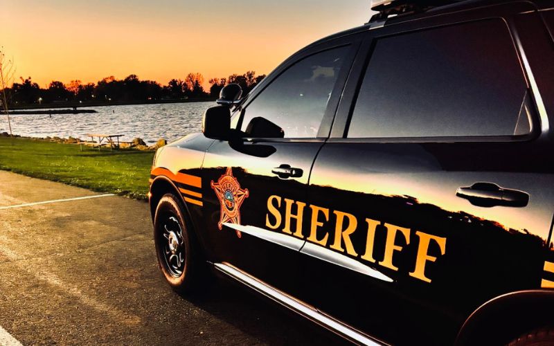 Lakeview man cited after truck ends up in ditch