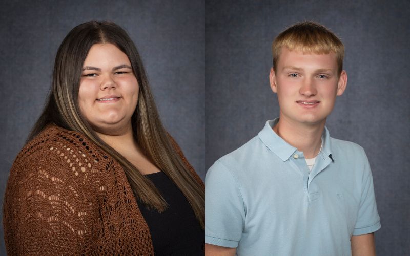 Queen, Carpenter Benjamin Logan Seniors of the Month