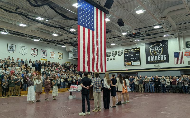 Benjamin Logan students honor Veterans