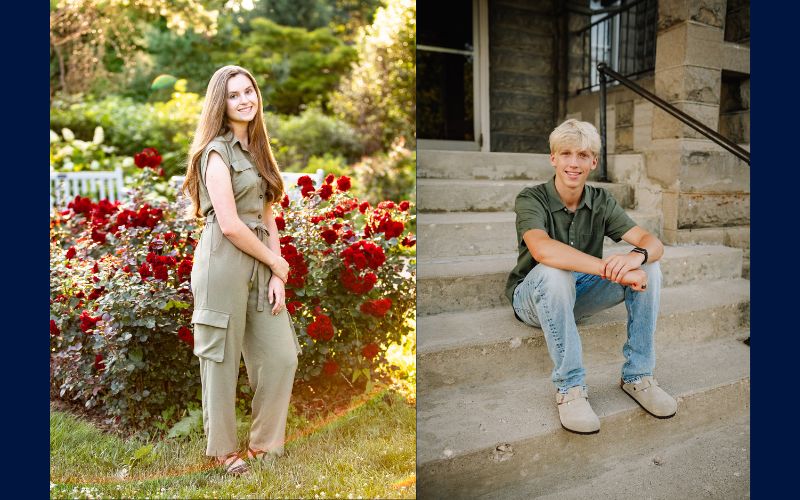 Miller, Hurley named Calvary Seniors of the Month