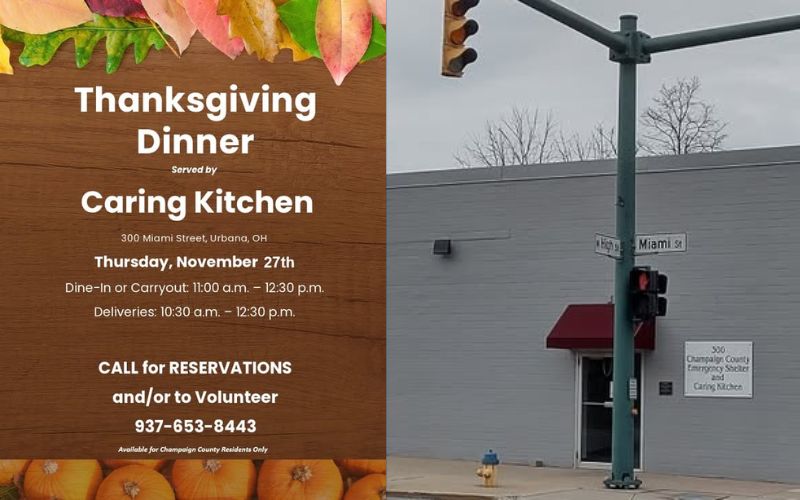 Caring Kitchen offering free Thanksgiving meals across Champaign County