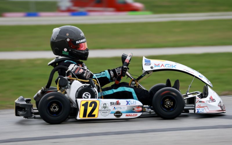 Wickham caps kart racing season with 2nd place finish