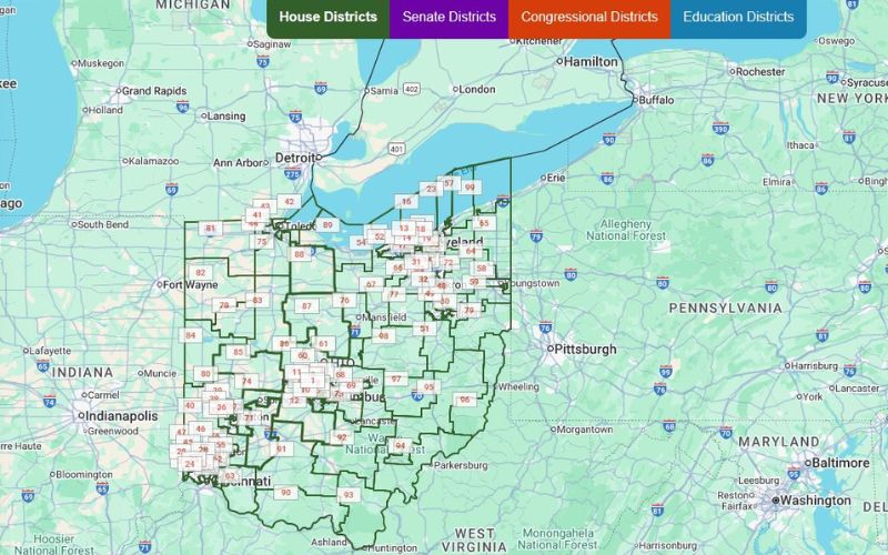 Ohio Secretary of State updates “Find My District” tool