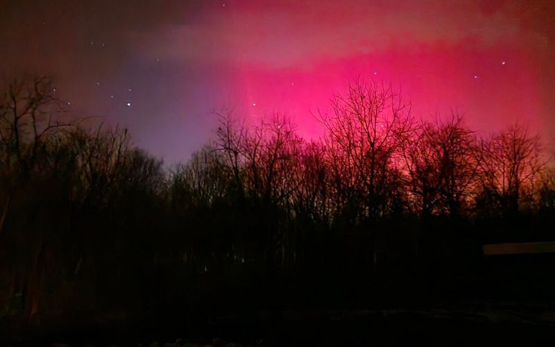 Aurora alert for our area Wednesday night; Tuesday photos