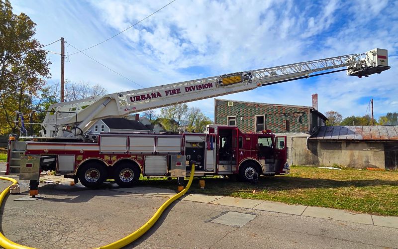 Accidental house fire reported in Urbana