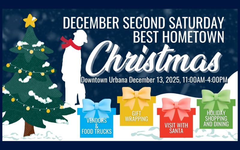 Second Saturday brings Christmas magic to Urbana