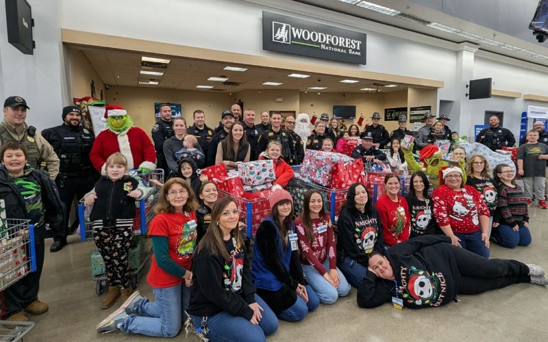 Kids get a special shopping adventure with local Law Enforcement