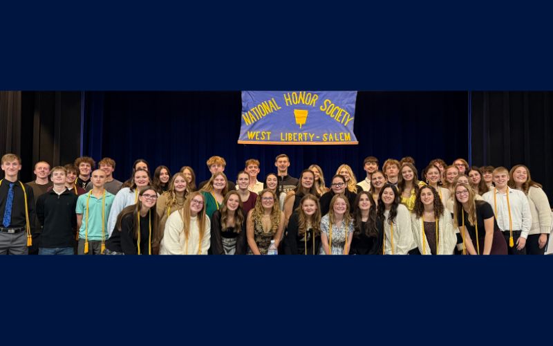 West Liberty-Salem inducts 2025 National Honor Society members