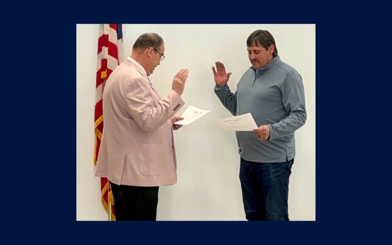 Huffman sworn in as Mayor of Russells Point