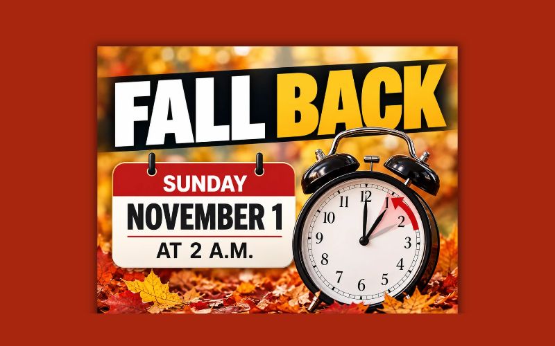 Extra hour of sleep, extra time for fire safety
